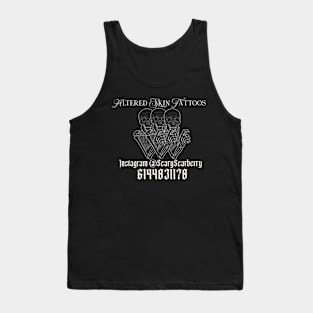 Triple skeleton Tank Top